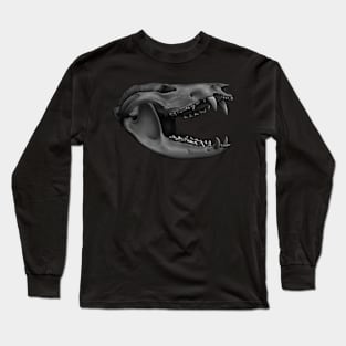 Possum Skull B&W Long Sleeve T-Shirt